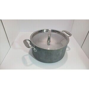 All-clad  3 (1/2) Quart Double Handle Pot With Lid Made USA